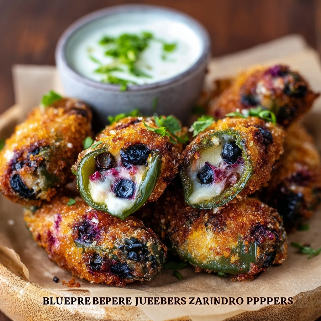 Blueberry Brie Jalapeño Poppers – Delicious & Ultimate Party Appetizer 10 Blueberry Brie Jalapeno Poppers 3