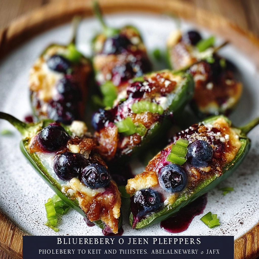 Blueberry Brie Jalapeno Poppers 4