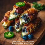 Blueberry Brie Jalapeno Poppers –30 Minite Delicious