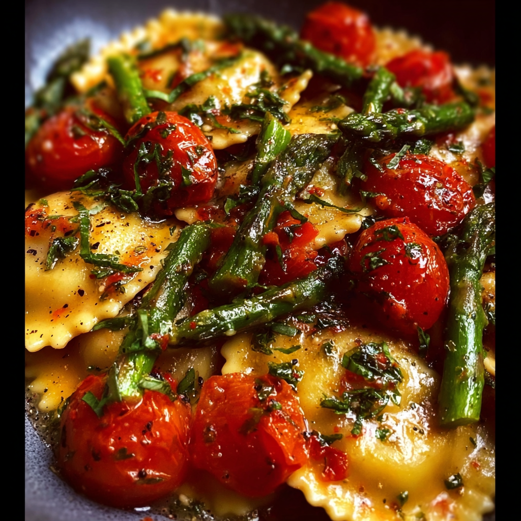 Easy Ravioli with Tomatoes 1