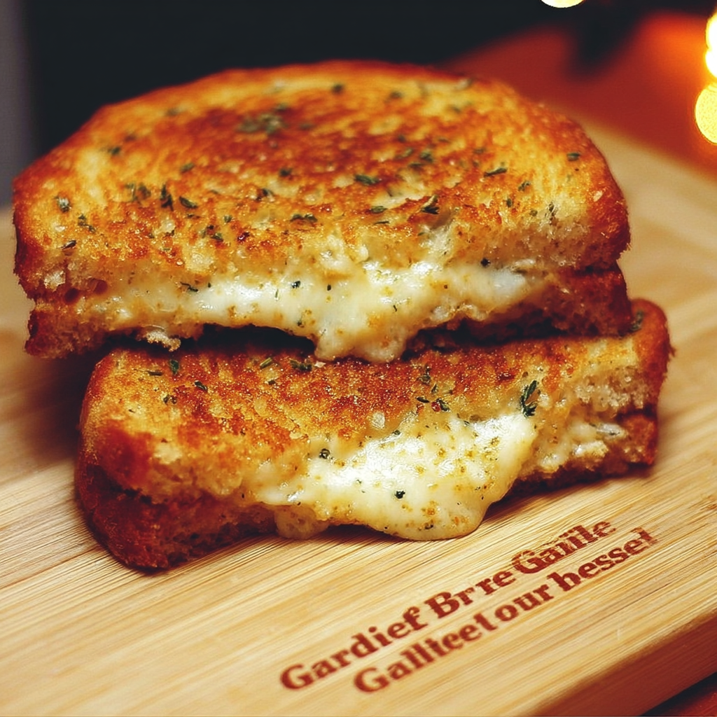 Garlic Bread Grilled Cheese 2