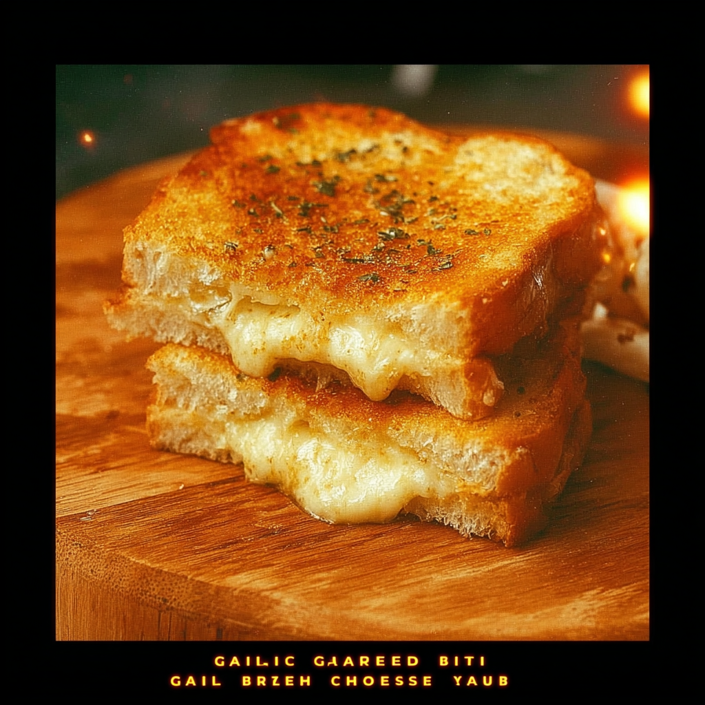 Garlic Bread Grilled Cheese 3