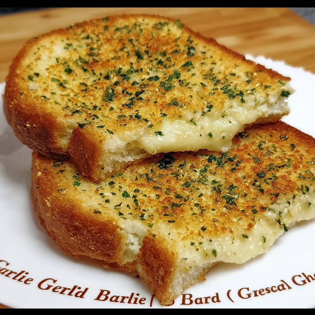 Garlic Bread Grilled Cheese 4