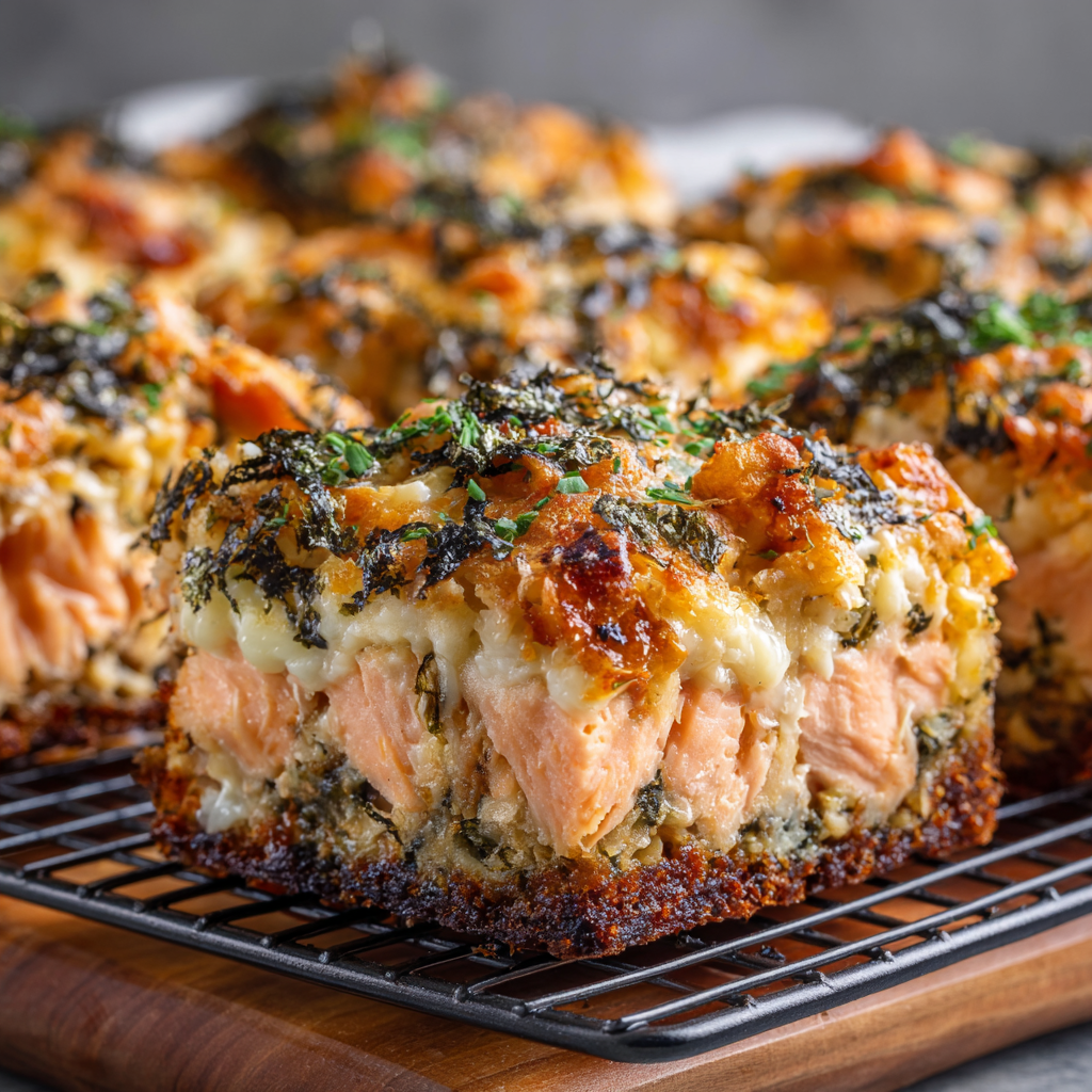 Spicy Salmon Sushi Bake – Irresistibly Delicious Recipe2