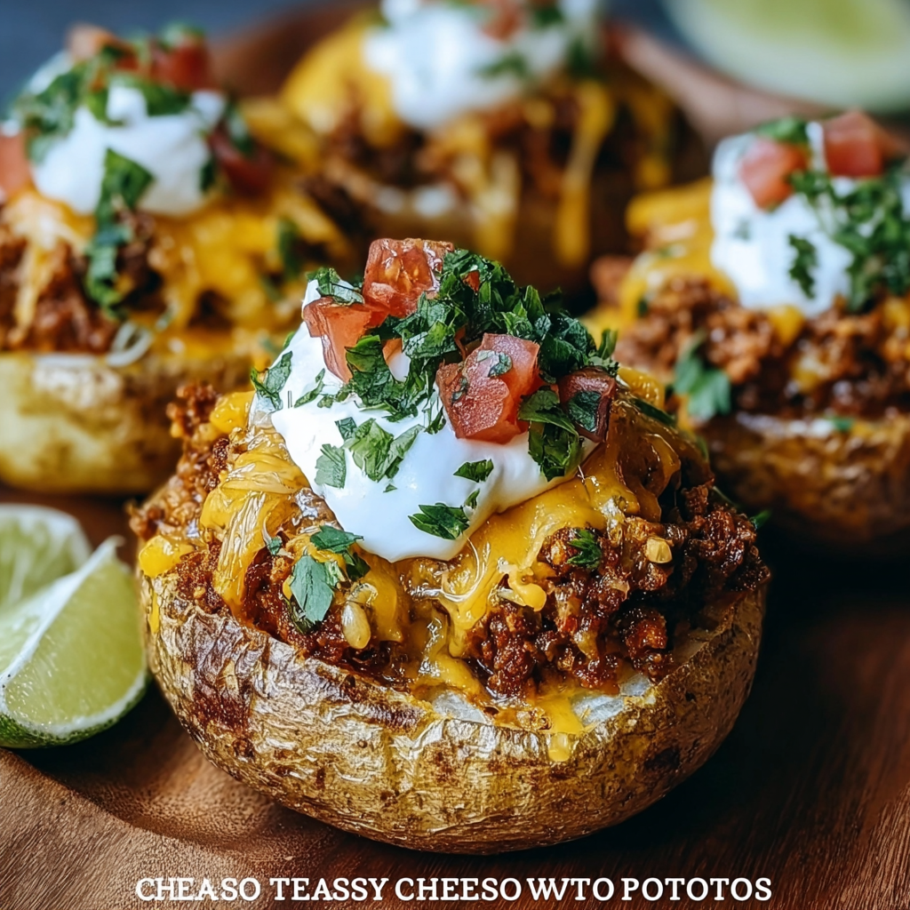 Mouthwatering Cheesy Taco Potatoes Everyone Will Love 9 Taco Potatoes