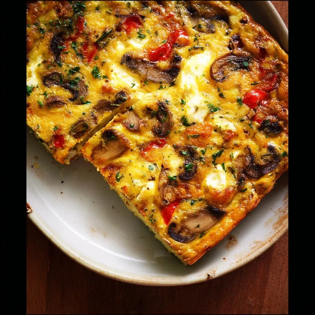 Baked Vegetable Frittata — Easy, Flavorful Home Recipe 8 Delicious baked vegetable frittata with fresh vegetables, perfect for breakfast or brunch.