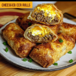 cheeseburger egg rolls