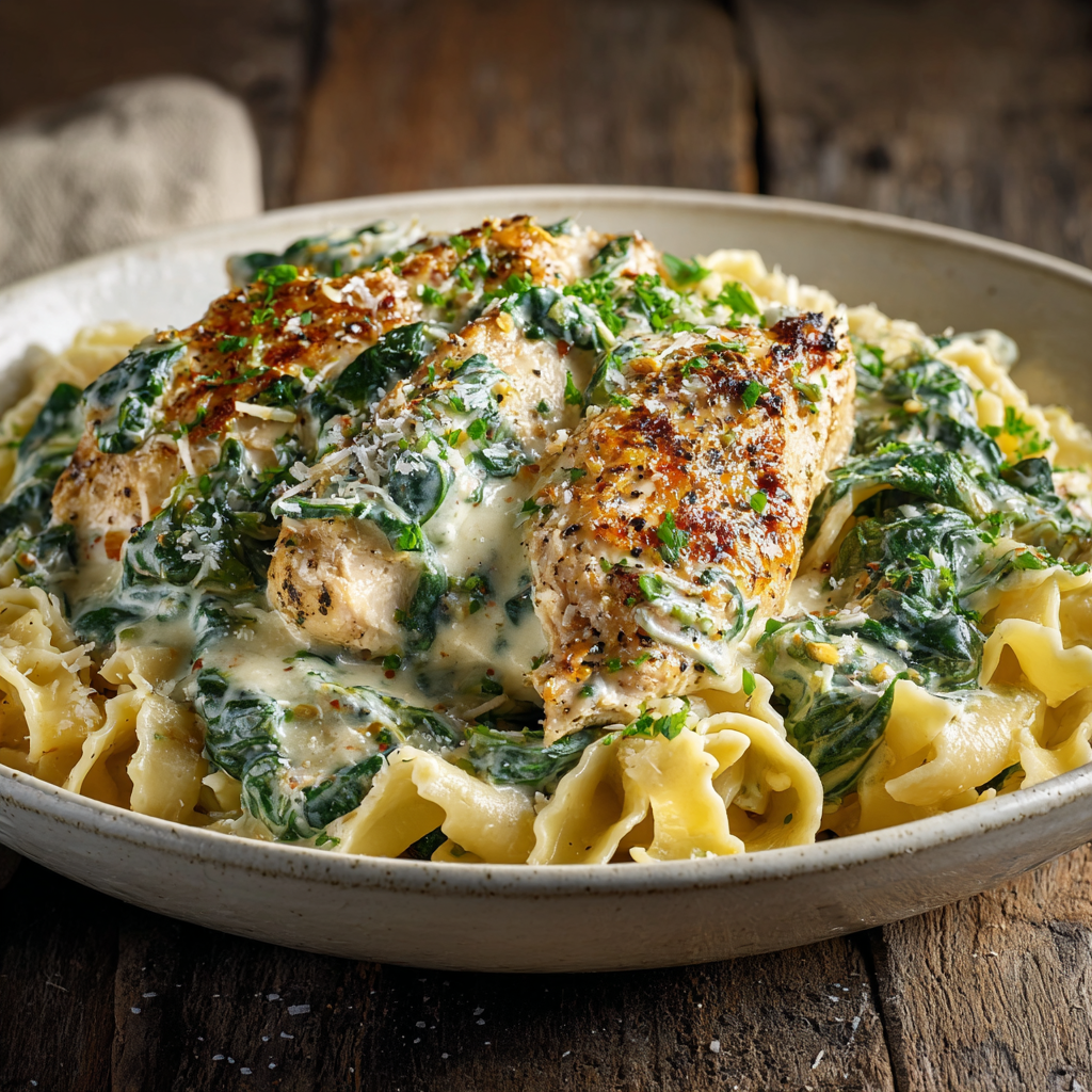 creamy spinach parmesan chicken simple 5
