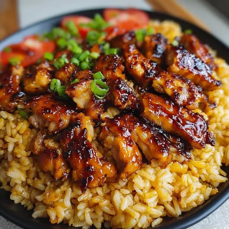 Honey BBQ Chicken Rice — Easy Sticky-Sweet One-Pan Dinner