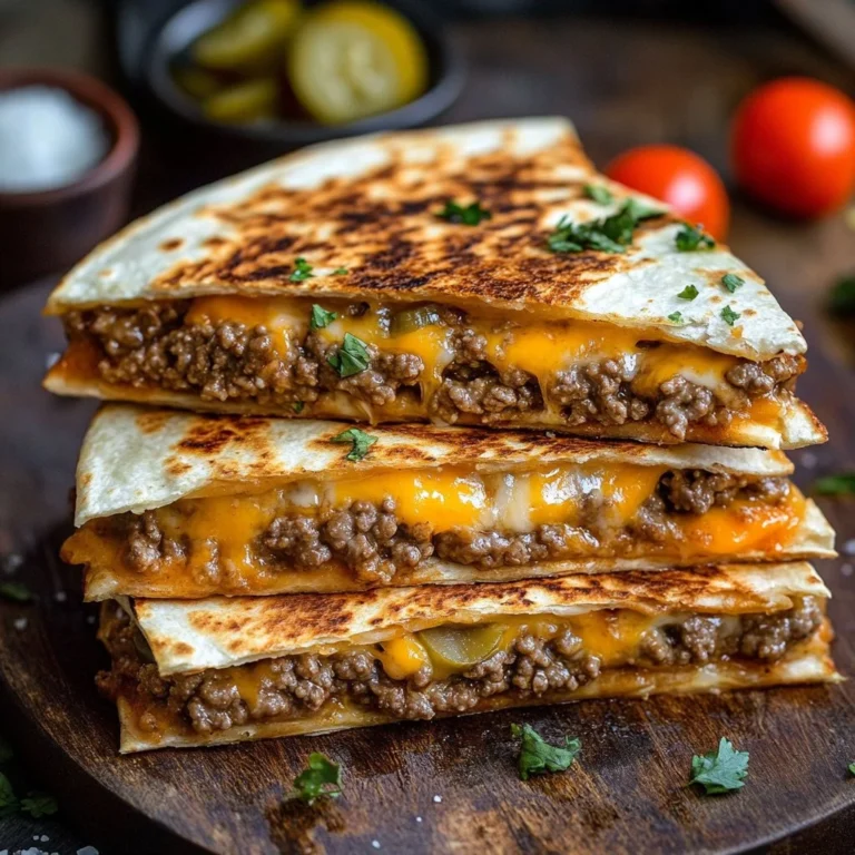 Smashburger Quesadillas — Crispy Cheeseburger Quesadillas