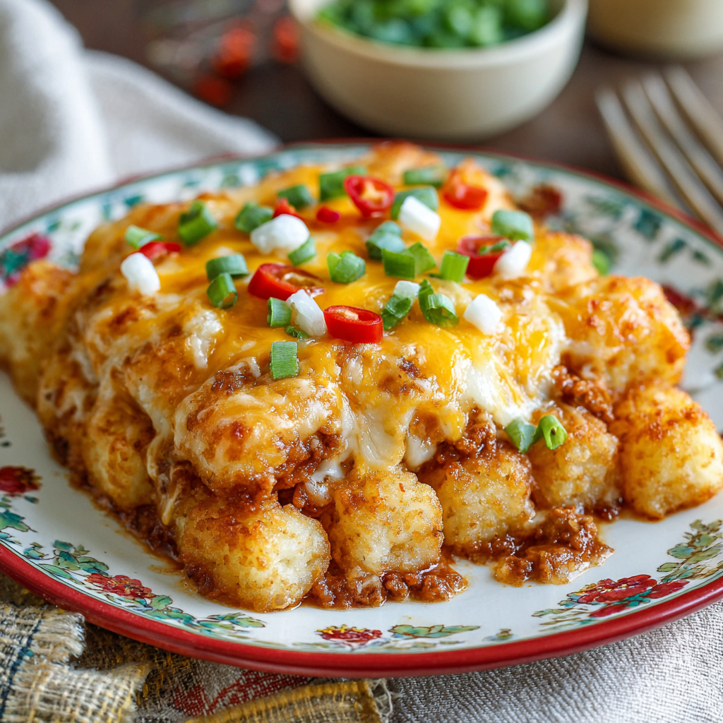 Chili Cheese Tater Tot Casserole: A Family Favorite Dish! 9 u7835592976 Chili Cheese Tater Tot Casserole v 7 5c71348a 9932 43af ab3c a8a073c54003 0