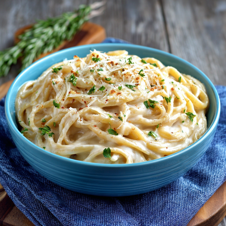 One Pot Creamy Garlic Pasta