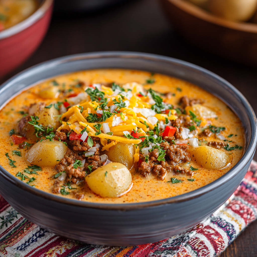 u7835592976 Cheesy Hamburger Potato Soup Irresistible Easy On 27b3c661 688c 4f92 a0b3 ad2a573c8281 1 1