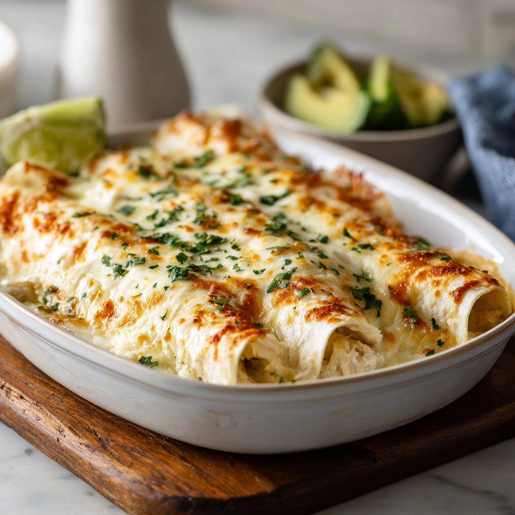 Creamy White Chicken Enchiladas: Comforting, Easy Bake 11 u7835592976 Creamy White Chicken Enchiladas Comforting Easy B a6b6e0b7 06f0 4590 badb d694be8a42ba 3