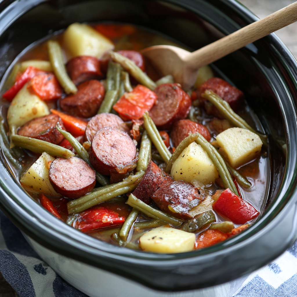 Crockpot Kielbasa and Green Beans — Easy Family Slow Cooker Meal 11 u7835592976 Crockpot Kielbasa and Green Beans Easy Family Slo 464a75e8 41f3 43c6 aa91 bdf80a414867 1
