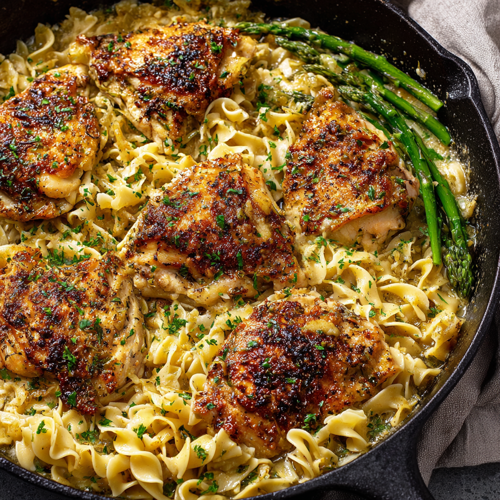 Easy One Pan Chicken Buttered Noodles: The Ultimate Comfort Dinner 12 u7835592976 Easy One Pan Chicken with Buttered Noodles v 7 e89f10ea 7301 46bc 9be9 5a51f6b4024a 1