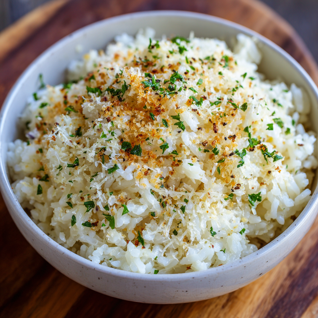 u7835592976 Garlic Parmesan Rice Recipe Easy Creamy and Flavo 66f08f79 fad5 4d45 b67b 9054a350eff5 0 2