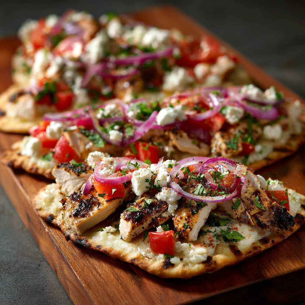 Greek Chicken Flatbread — Fast, Fresh Homemade Meal 12 u7835592976 Greek Chicken Flatbread v 7 71229a99 a6b2 4129 a98e e9ede4756554 0