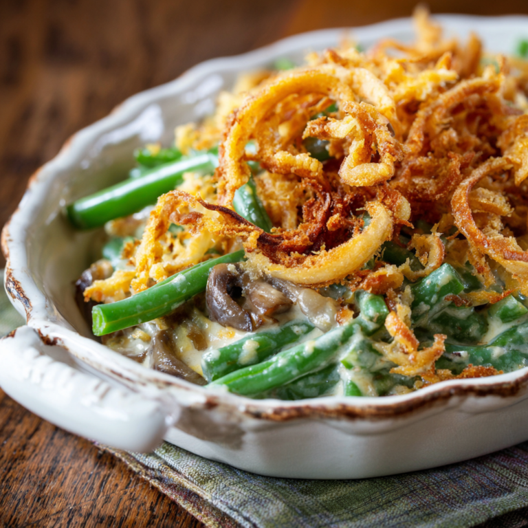 Homemade Green Bean Casserole — Classic Comfort Side