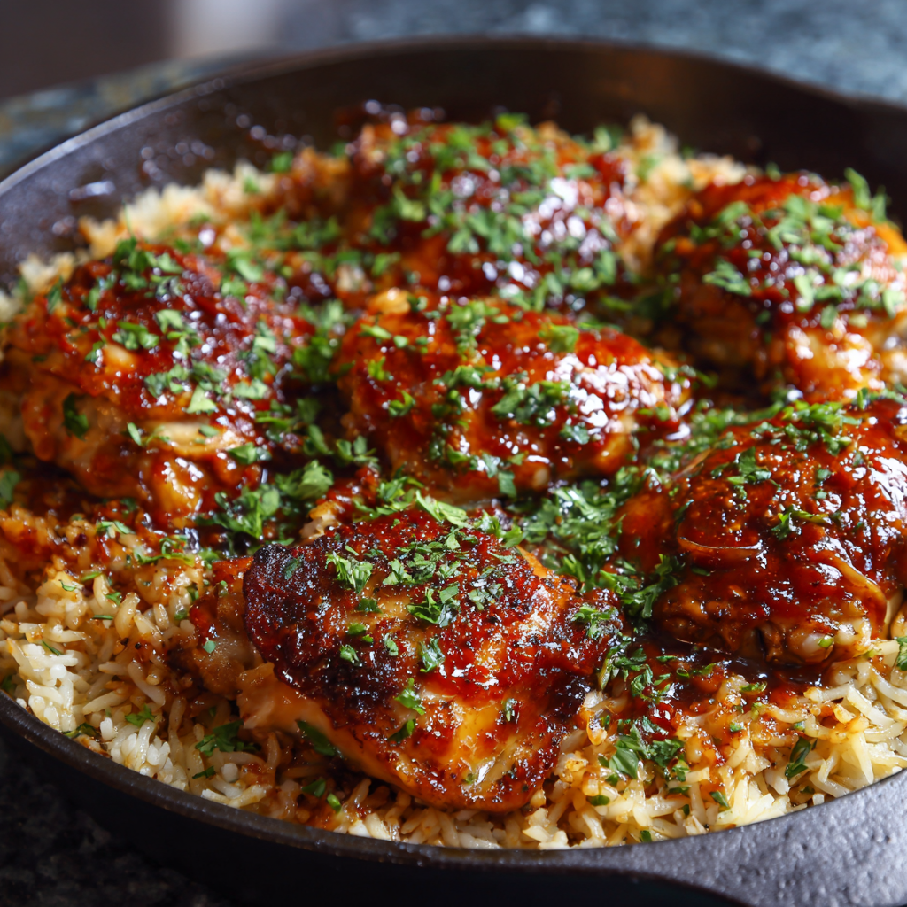 One-Pan Honey BBQ Chicken and Rice — Easy One-Pan Dinner 11 u7835592976 One Pan Honey BBQ Chicken and Rice Easy One Pan D 17108b32 3889 4349 80ed e26db21cf644 1