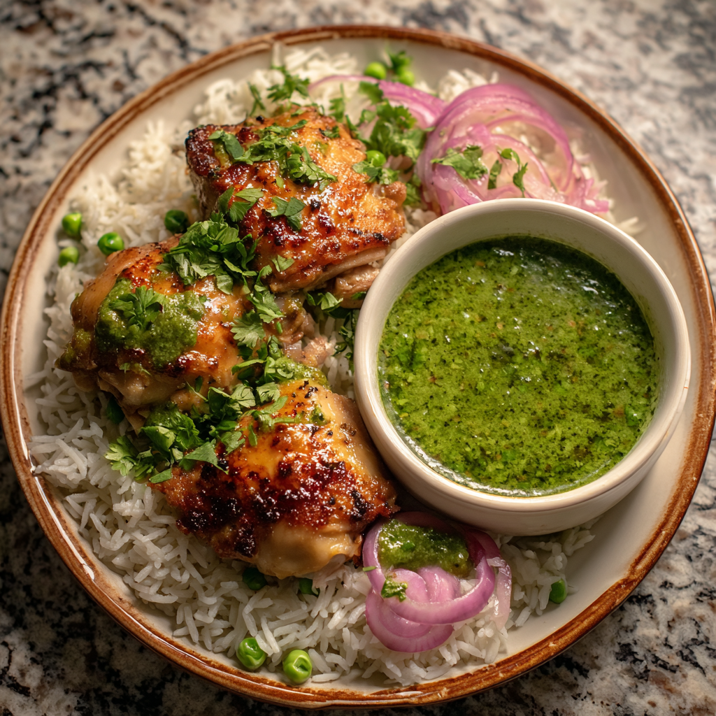 Peruvian Chicken and Rice with Green Sauce 9 u7835592976 Peruvian Chicken and Rice with Green Sauce v 7 bda1d928 3cd3 406a 95eb 70f9bc6cd100 2