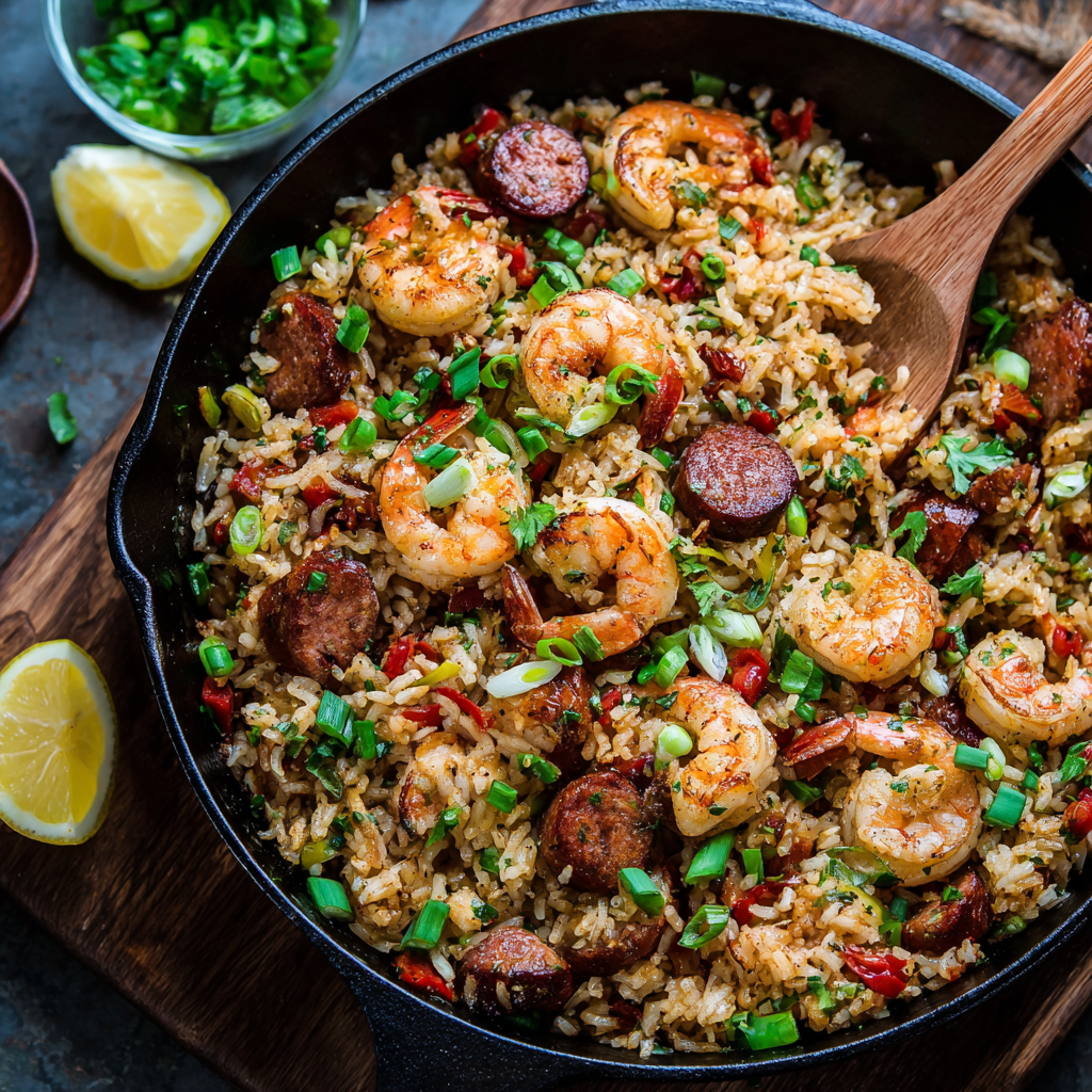 u7835592976 Shrimp Sausage Dirty Rice Easy Flavorful One Pan 20647e33 8c0b 4bec a7b9 66352a2ed9d4 3