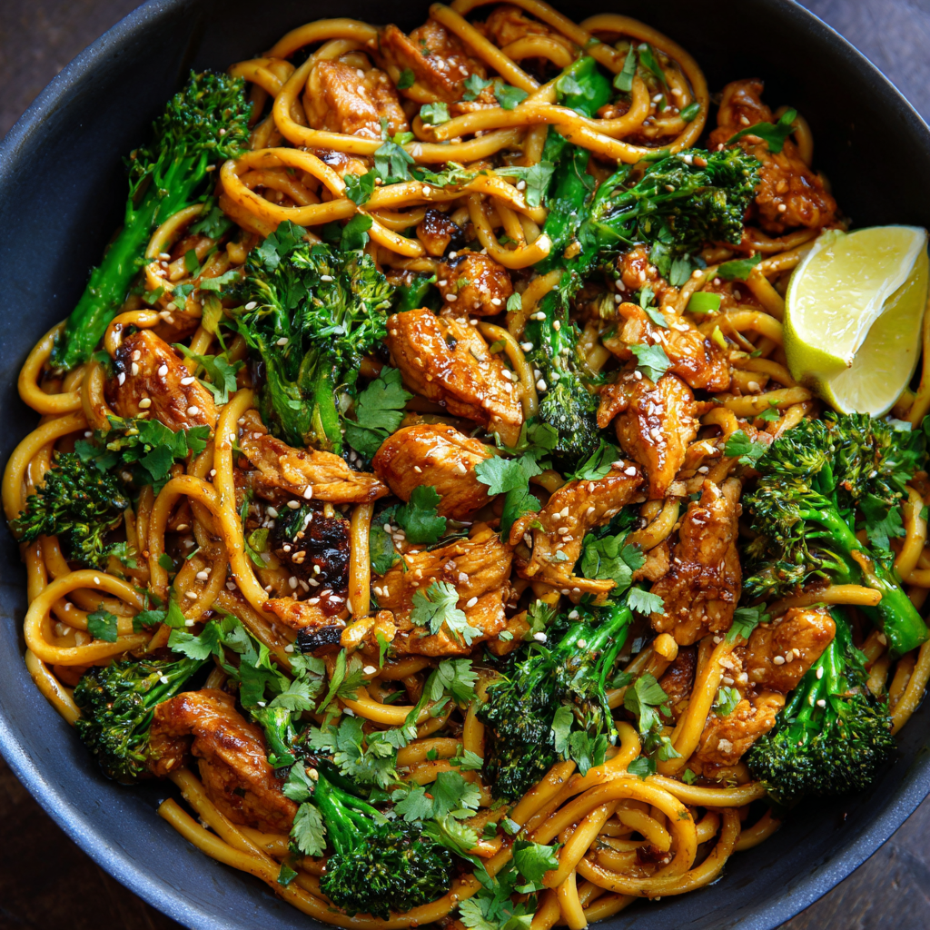 u7835592976 Spicy Garlic Chicken and Broccoli Noodle Bowls De 7949e913 aef3 4e3a 9367 20a47118532c 0