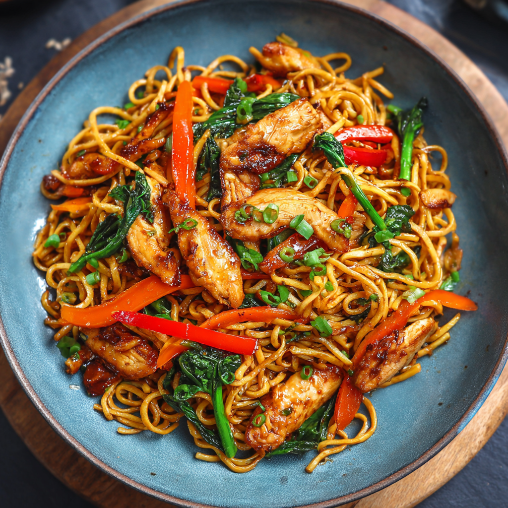 Sticky Garlic Chicken Noodles Recipe — Easy Weeknight Favorite