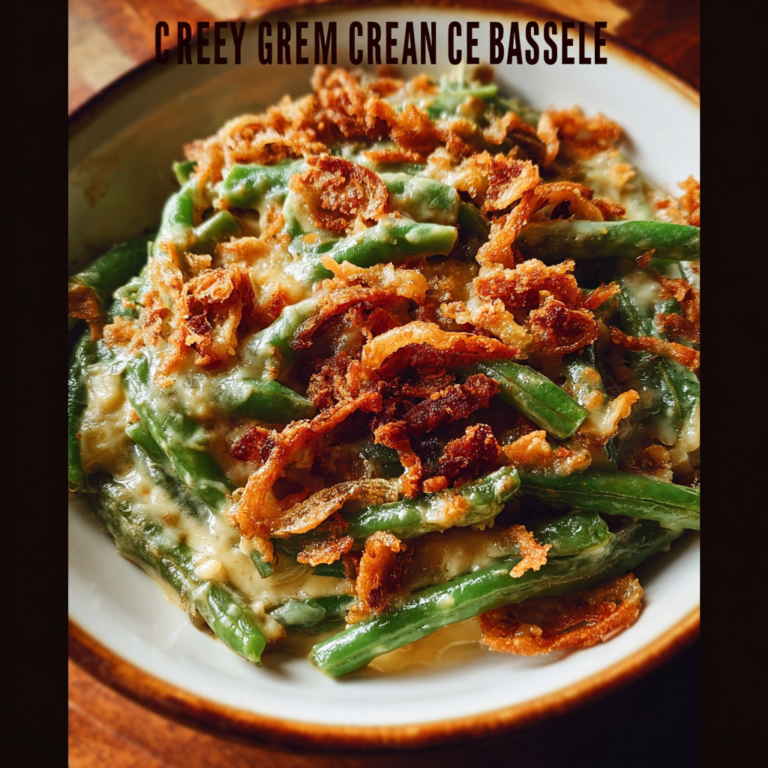 Homemade Ina Garten Green Bean Casserole