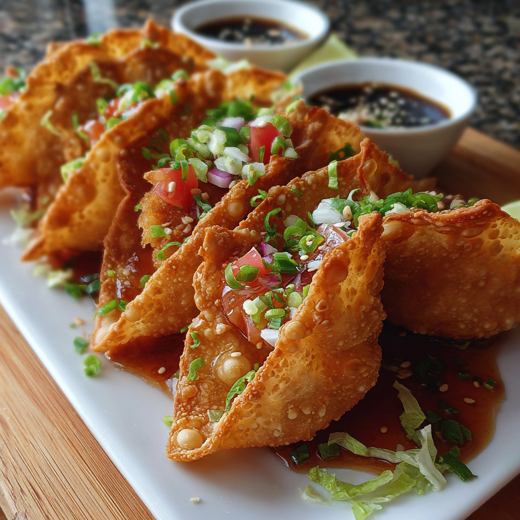 Crispy Chicken Wonton Tacos 12 u7835592976 httpss.mj .runJ4hXJ6uHkPM imagine prompt P 01KESX 34b9dd96 c713 4bec 9220 ee6192a0851e 3 1
