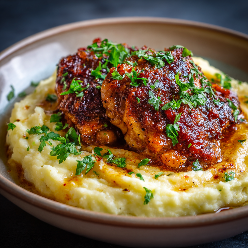 Chipotle Honey Chicken Thighs With Smoked Gouda Mashed Potatoes 12 u7835592976 Chipotle Honey Chicken Thighs With Smoked Gouda M ebb25497 145f 440f bc4b e5f8c56778c9 1