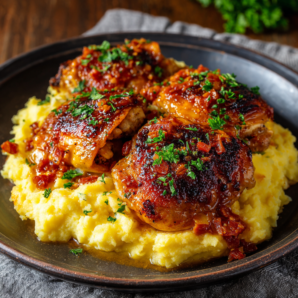 Chipotle Honey Chicken Thighs With Smoked Gouda Mashed Potatoes 11 u7835592976 Chipotle Honey Chicken Thighs With Smoked Gouda M ebb25497 145f 440f bc4b e5f8c56778c9 2