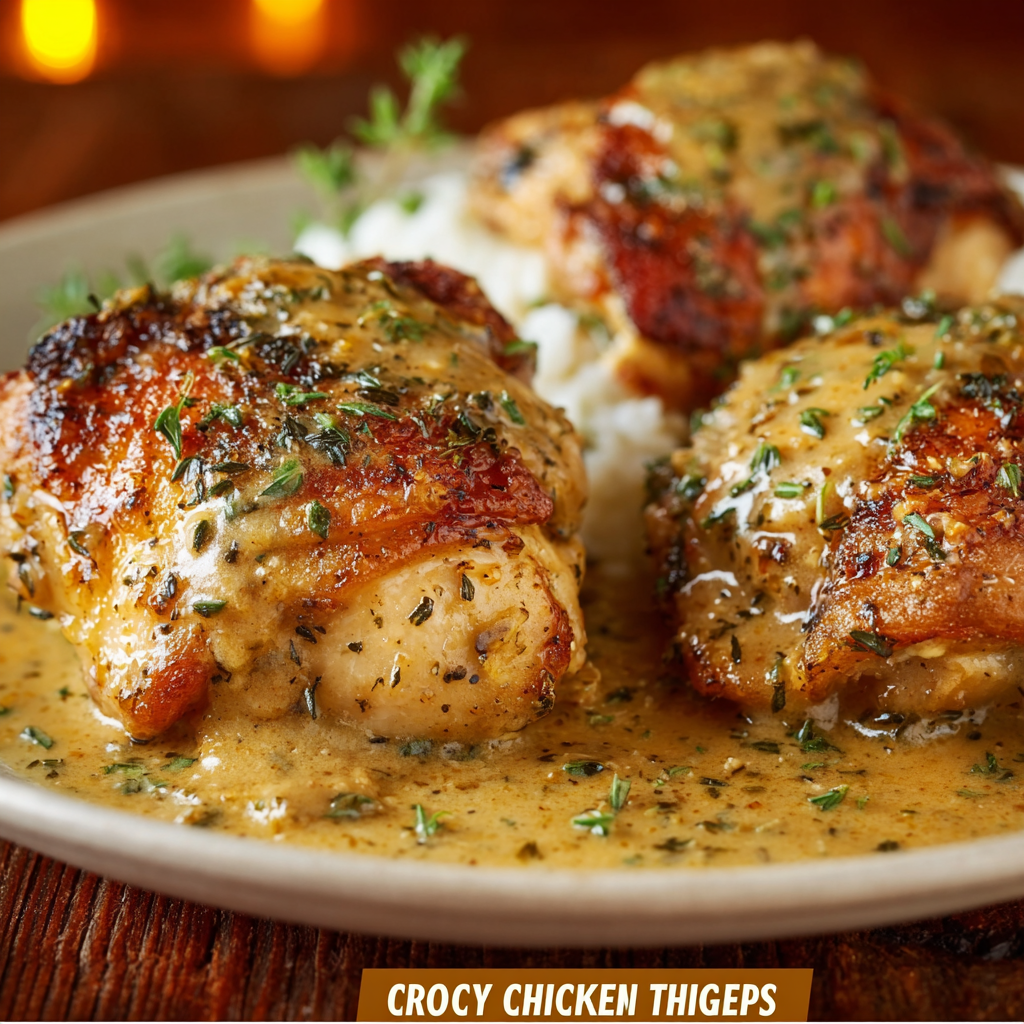 Easy Crockpot Chicken Thighs with Creamy Gravy 12 u7835592976 httpss.mj .run5prpAEITHzY P2 01KGVRZ92MM3J6ZCZDME67 9e40e2ad 441a 4430 9feb d85c8e5ae937