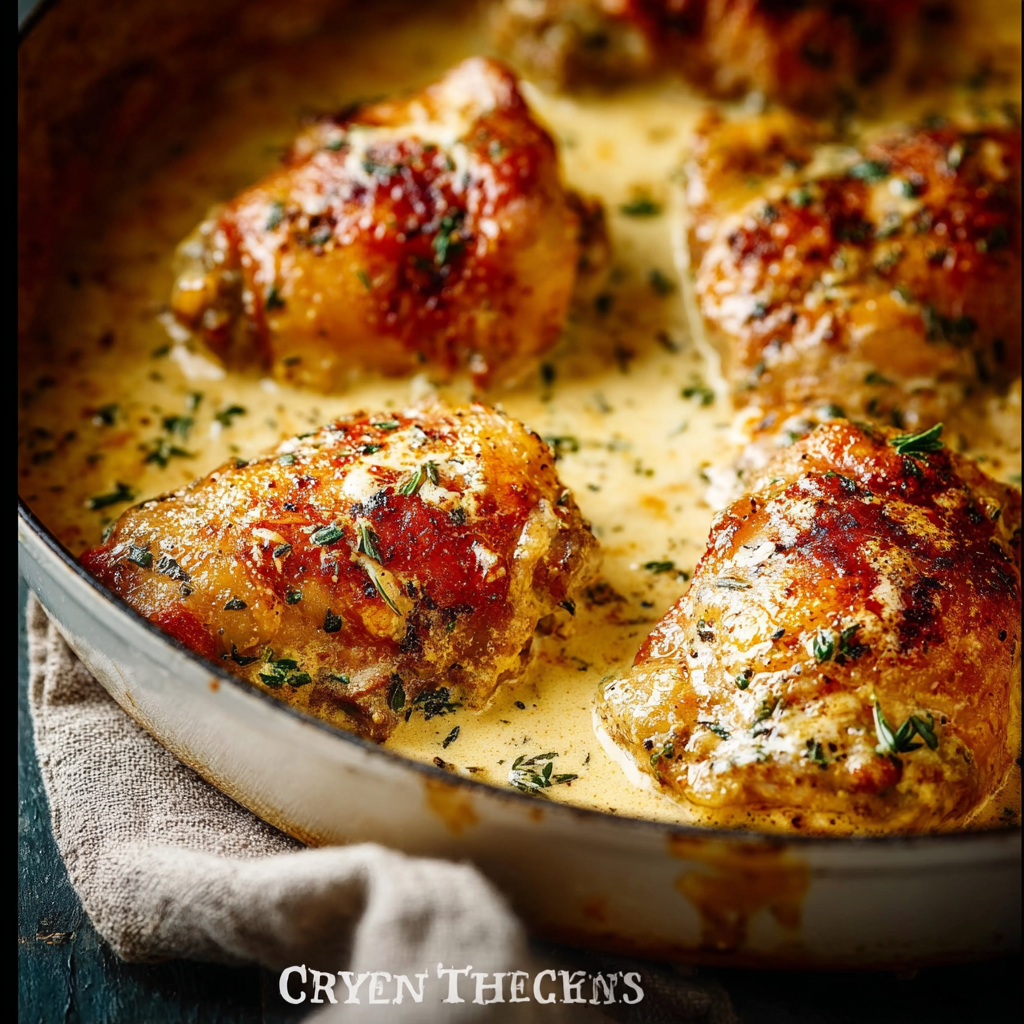 Creamy Oven Baked Chicken Thighs — Simple, Rich Weeknight Favorite 12 u7835592976 httpss.mj .runCvj2SwRiABw P2 01KGVRZ92MM3J6ZCZDME ef8d886b 2bc6 4549 9b58 15e1713274dc 1