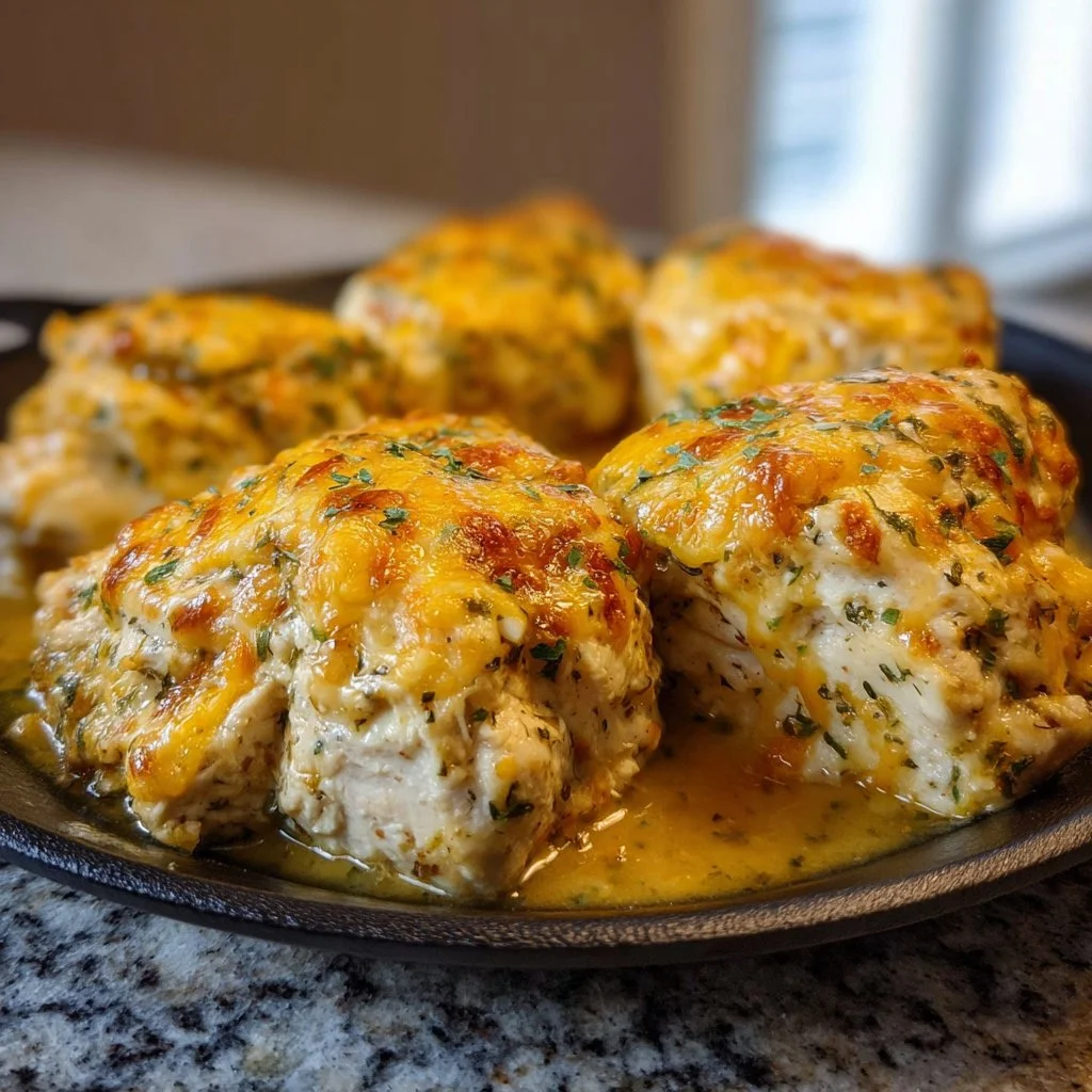 4-Ingredient Ranch Chicken Bake: Effortless Dinner Perfection 8 Delicious 4-Ingredient Ranch Chicken Bake ready to serve