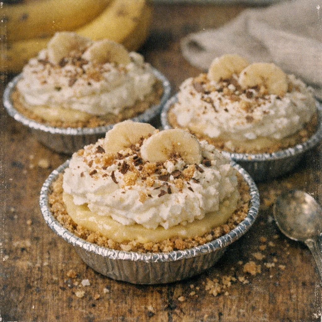No-Bake Mini Banana Cream Pies 12