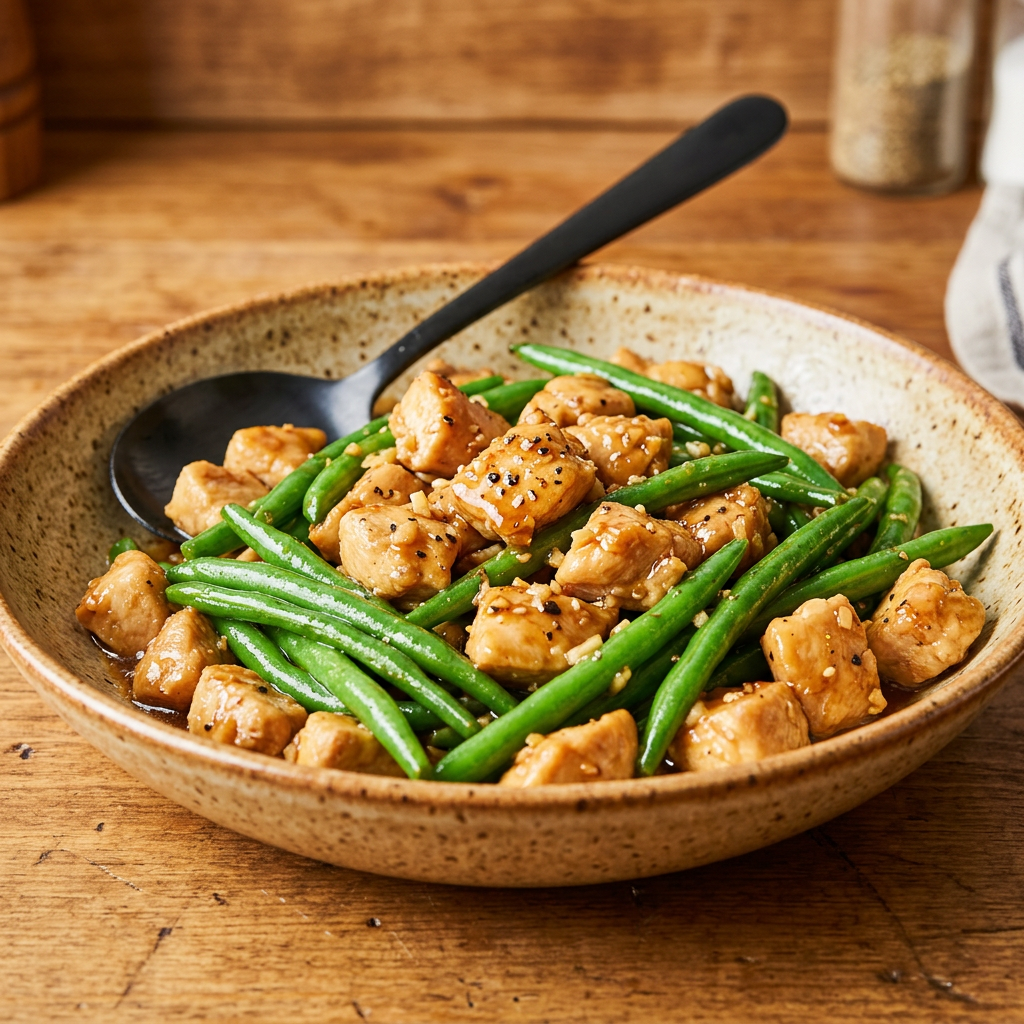 Quick Chicken Breast and Green Beans — Fast Healthy Dinner 11 KFf8AJya N7A68LGSrR1s j1kajnqc