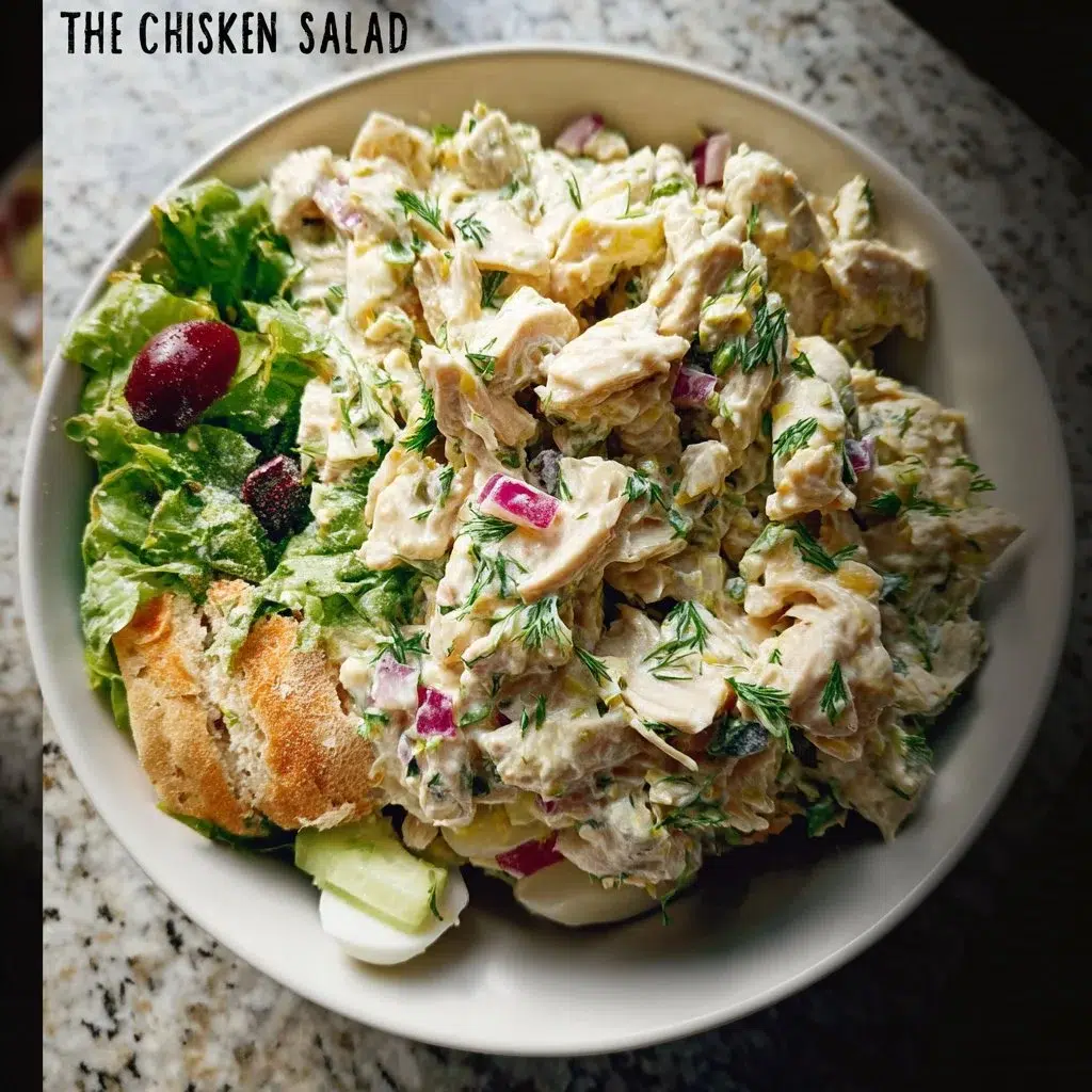 Best Chicken Salad – Creamy, Fresh, and Easy to Make 8 Delicious best chicken salad served in a bowl with fresh ingredients.