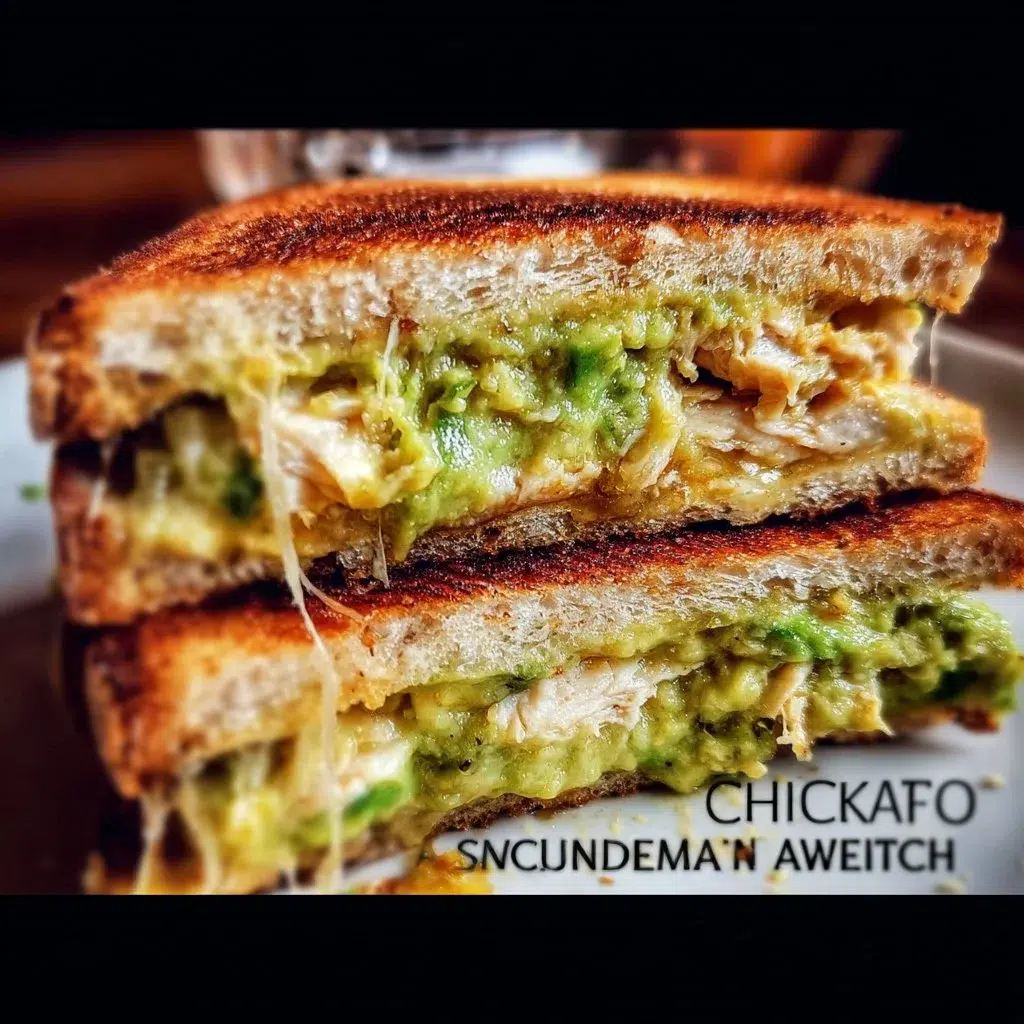 Chicken Avocado Melt Sandwich Recipe: Quick and Delicious 8 Delicious Chicken Avocado Melt Sandwich with grilled chicken and fresh avocado