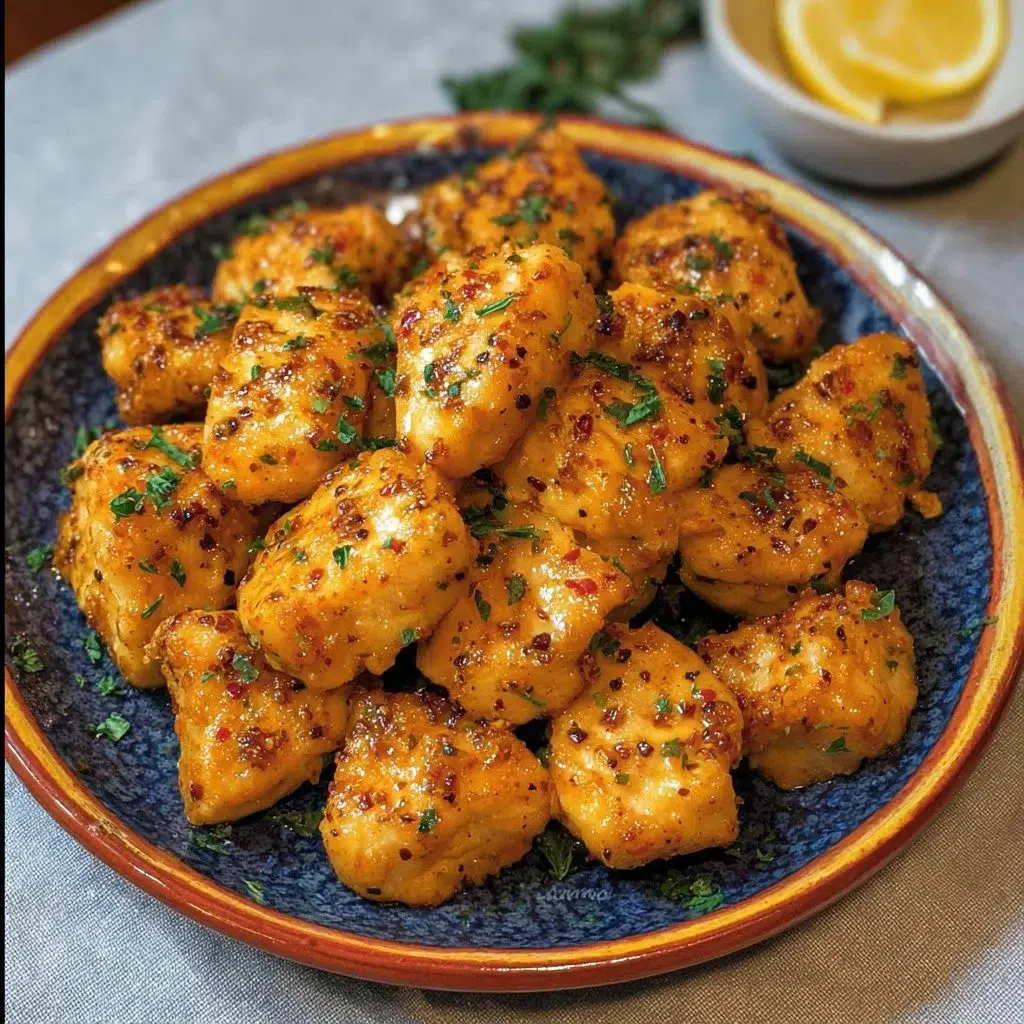 Cowboy Butter Chicken Bites: Bold, Buttery, and Finger-Licking Good 8 Plate of Cowboy Butter Chicken Bites, crispy and flavorful appetizer.