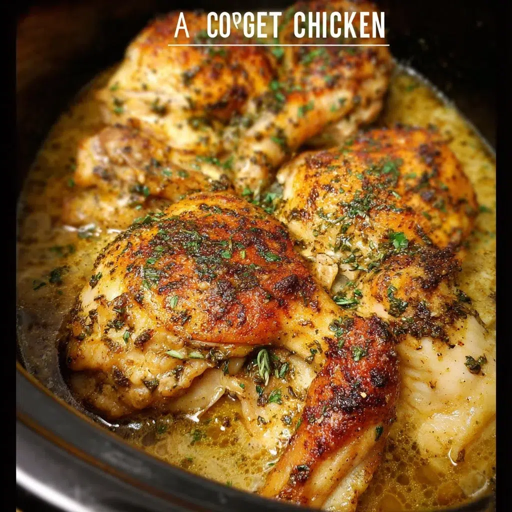 Crock Pot Angel Chicken — Easy Comfort Slow-Cooker Dinner 8 Delicious Crock Pot Angel Chicken dish garnished with herbs