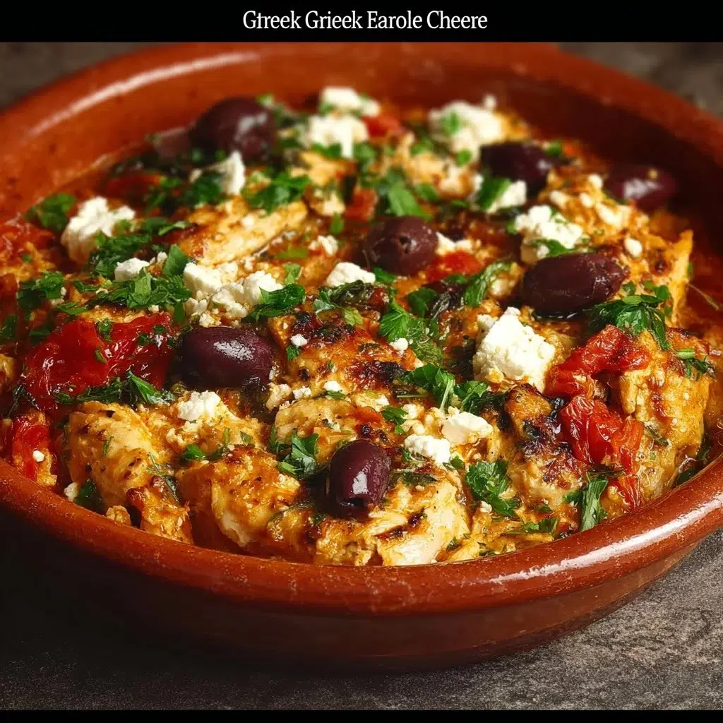 Greek Chicken Casserole Recipe: Tasty & Easy to Prepare 8 Delicious Greek Chicken Casserole topped with fresh herbs and vegetables
