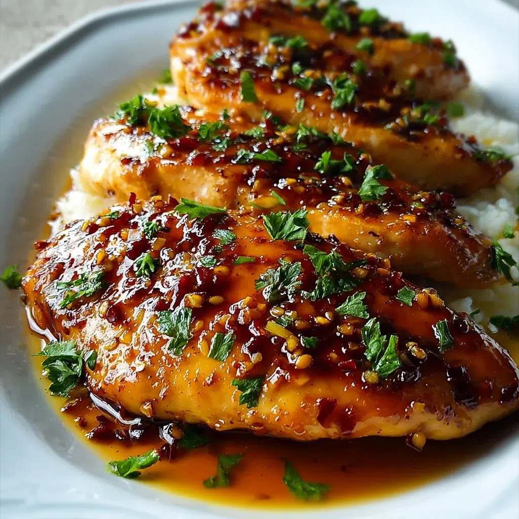 Honey Garlic Chicken Breasts — Easy Weeknight Favorite 8 Delicious Honey Garlic Chicken Breasts recipe with glazed sauce