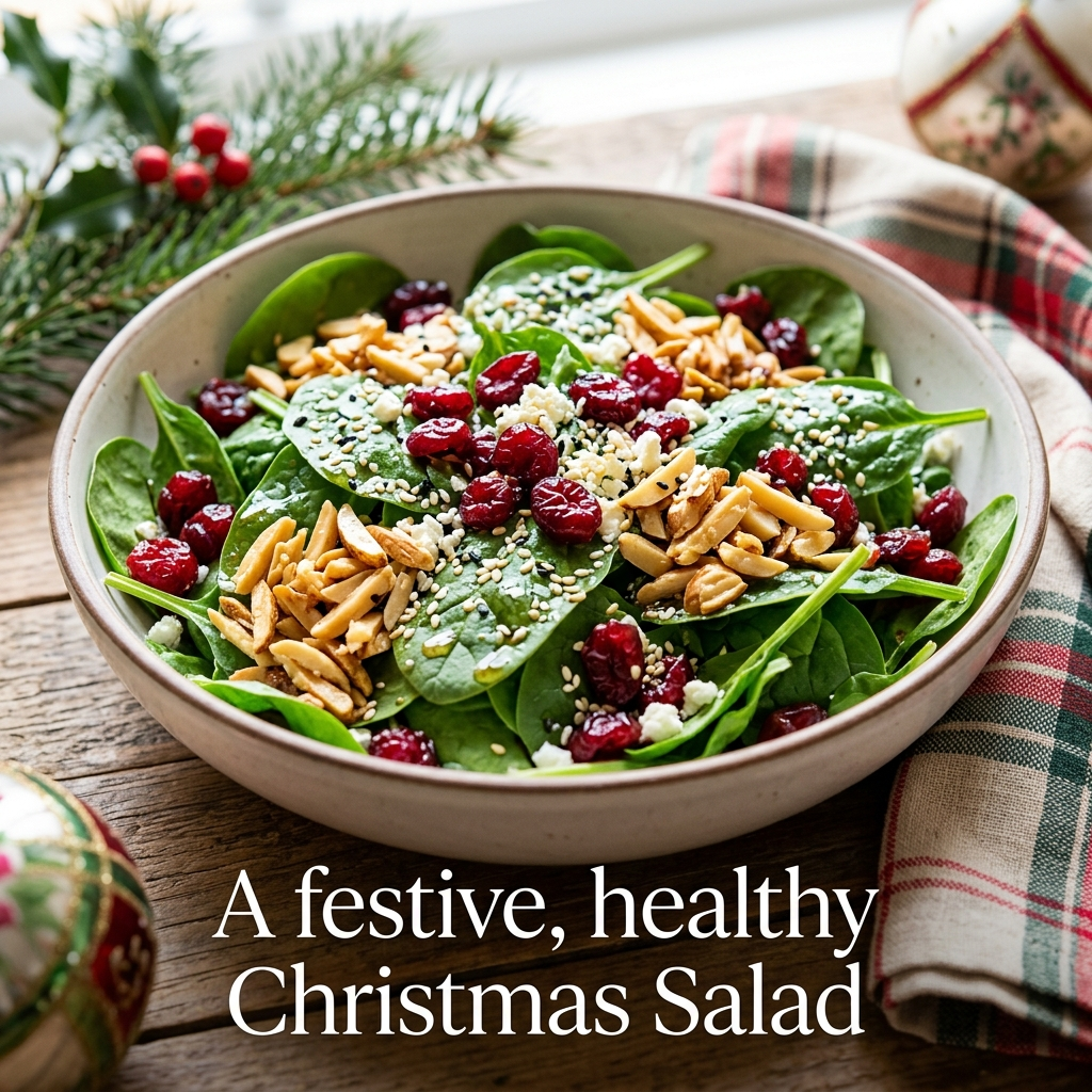 Christmas Cranberry Spinach Salad — Festive & Easy Holiday Salad 12 jvklo6P2abF5pbkvDE0MV YOZACKss