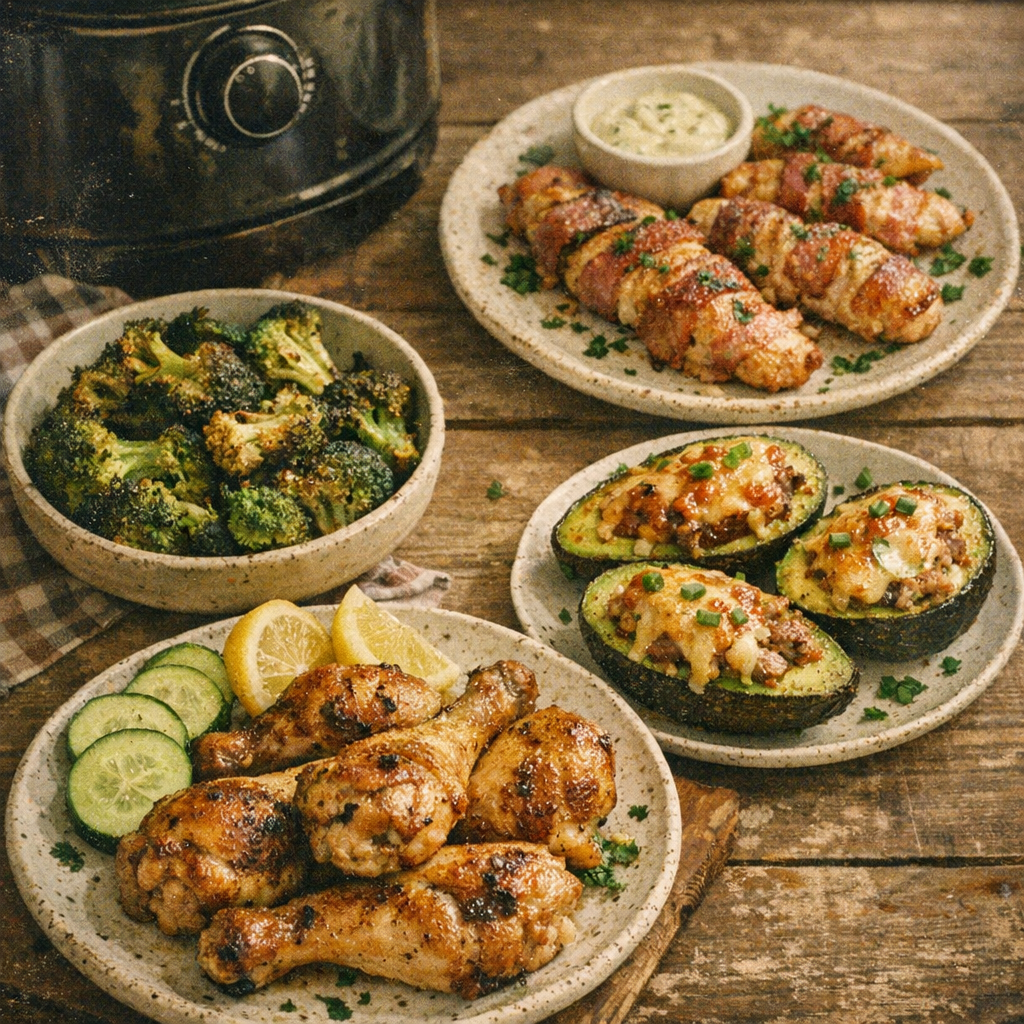 Keto Air Fryer Recipes for Busy Nights | Quick Low-Carb Dinner 🍗🥑 11 mTT3rCPomPVBLFyU1NCNd gDNiGUnd