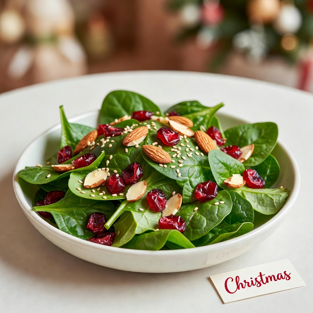 Christmas Cranberry Spinach Salad — Festive & Easy Holiday Salad 9 n k2egamqDKZMhIffJO p U2X65uqI