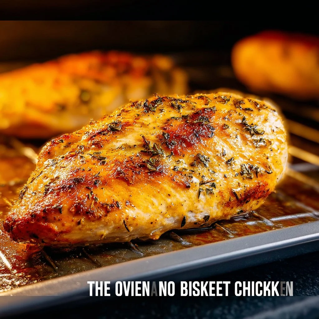 Oven Baked Chicken Breast — Simple Juicy Weeknight Recipe 8 Juicy oven baked chicken breast garnished with herbs