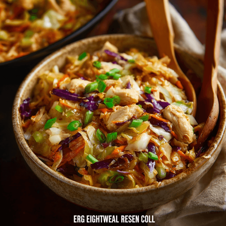 Egg Roll Bowls with Chicken and Cabbage