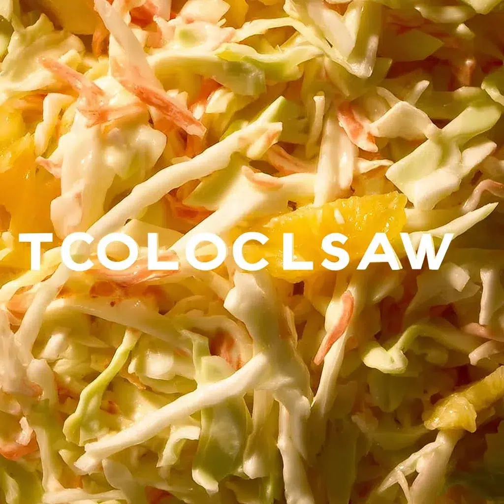 Addictive Pineapple Coleslaw Recipe: A Flavorful Delight 8 Bowl of addictive pineapple coleslaw with fresh ingredients and vibrant colors.