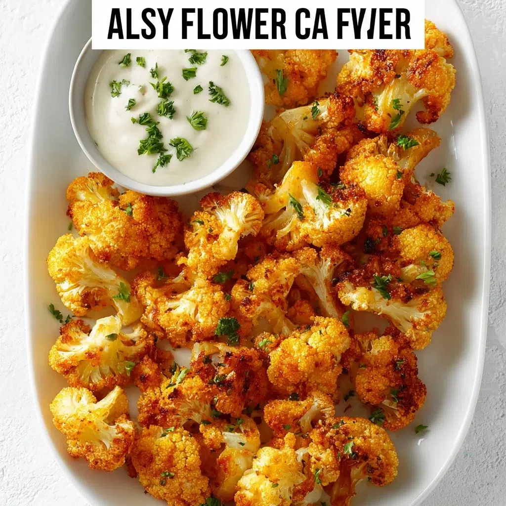 Air Fryer Cauliflower Recipe: A Delicious Healthy Alternative 8 Crispy air fryer cauliflower served in a bowl with herbs and spices.